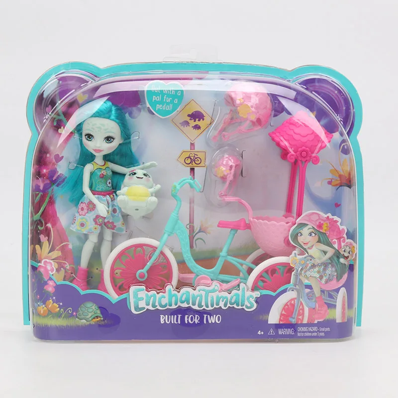 Enchantimals куклы игрушки FKV54 Dolphin Largq Jessa Jellyfish Marisa кларита Clownfish Cackle Фигурка Набор модельная кукла