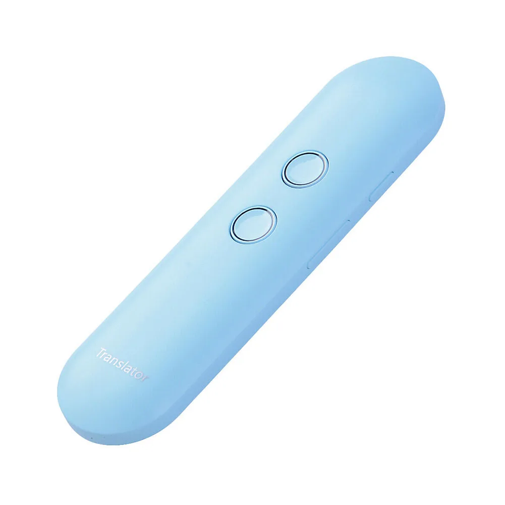 Bluetooth в режиме реального времени голосовой переводчик беспроводной многоязычный Смарт взять фото обучения ручной Бизнес Быстрый портативный двухсторонний - Цвет: Синий