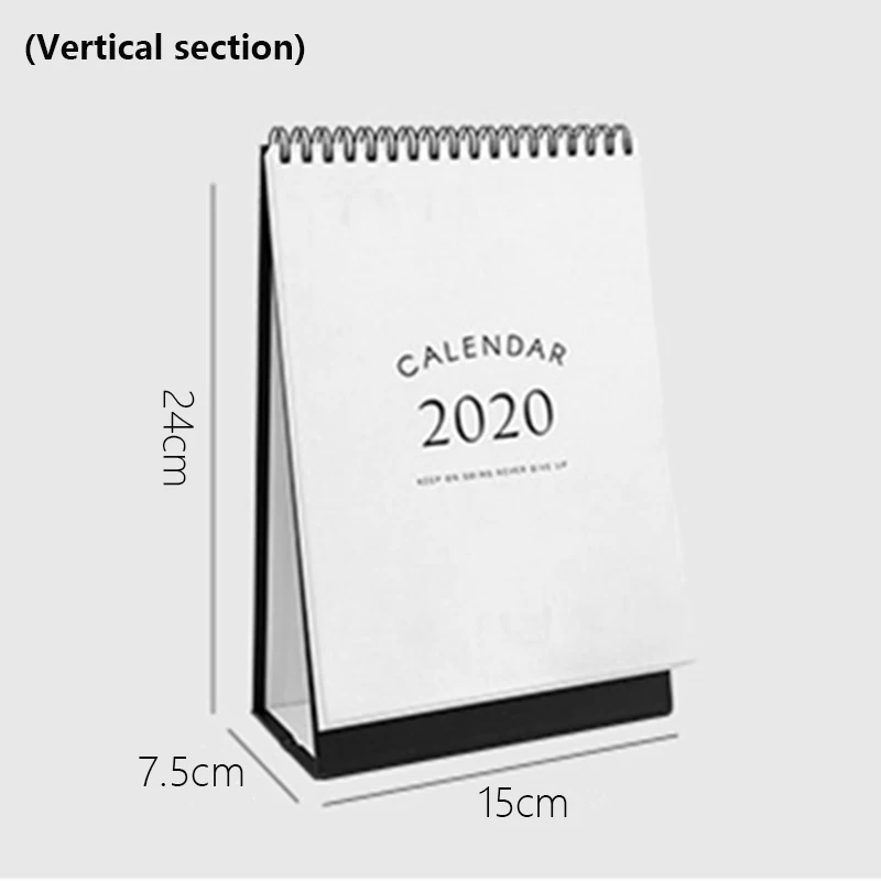 Vertical section Simplicity agenda планировщик настольный календарь Еженедельный планировщик ежемесячно, чтобы сделать список Настольный календарь офисные принадлежности - Цвет: Vertical section