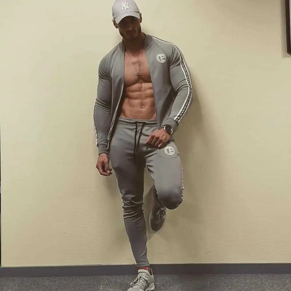 

Running Sports Tracksuits Men Sportswear Suit Sweatshirt Sweatpants Male Gym Fitness Training Hoodie Pants Sets Jogging Clothing