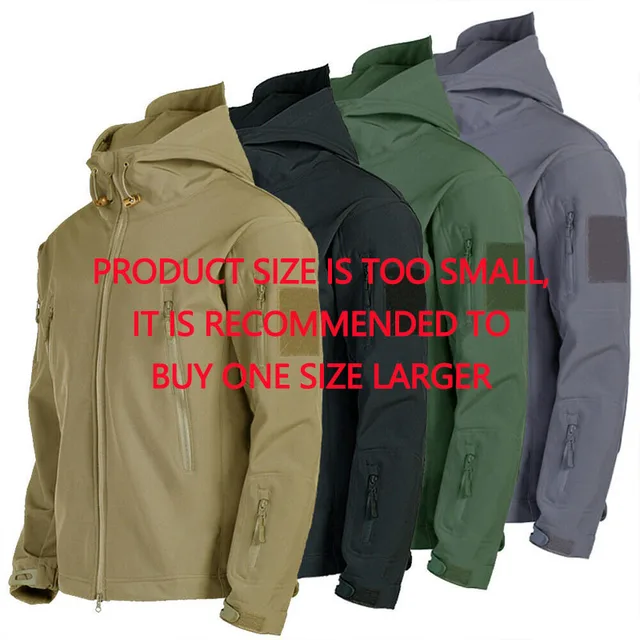 US $21.23 Outdoor Sport Waterproof Tactical Softshell Men Jacket Coat Army Camouflage Hunting Clothes Militar