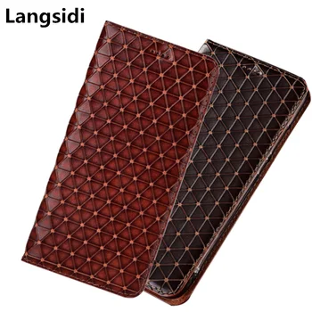 

Luxury genuine leather flip case stand coque for Samsung Galaxy A91/Galaxy A81/Galaxy A71/Galaxy A70E phone bag card slot holder