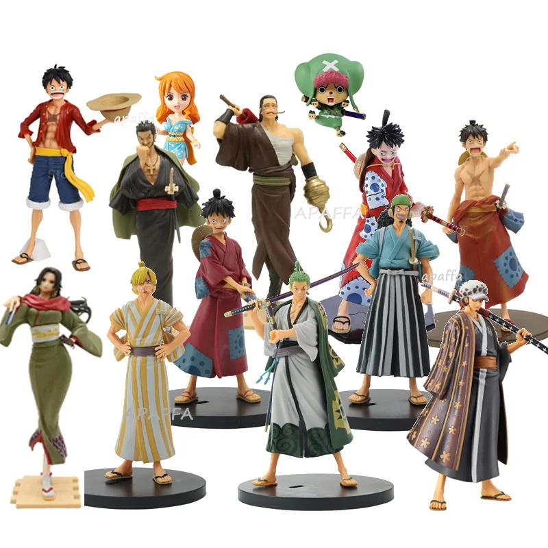 Аниме фигурки Luffy Roronoa Zoro Nami Boa Hancock Sanji сексуальная девушка кимоно Ver. ПВХ экшн