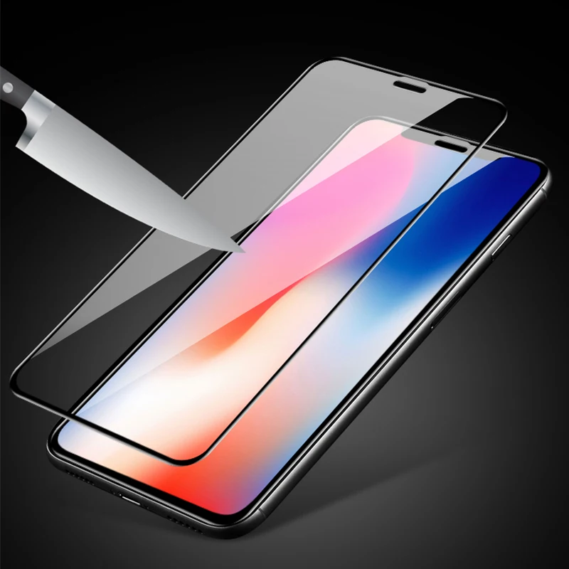 10D Защитное стекло для iPhone X XS 6 6S 7 8 plus Защитное стекло для экрана для iPhone 7 6 X XR XS MAX Защитная крышка для экрана