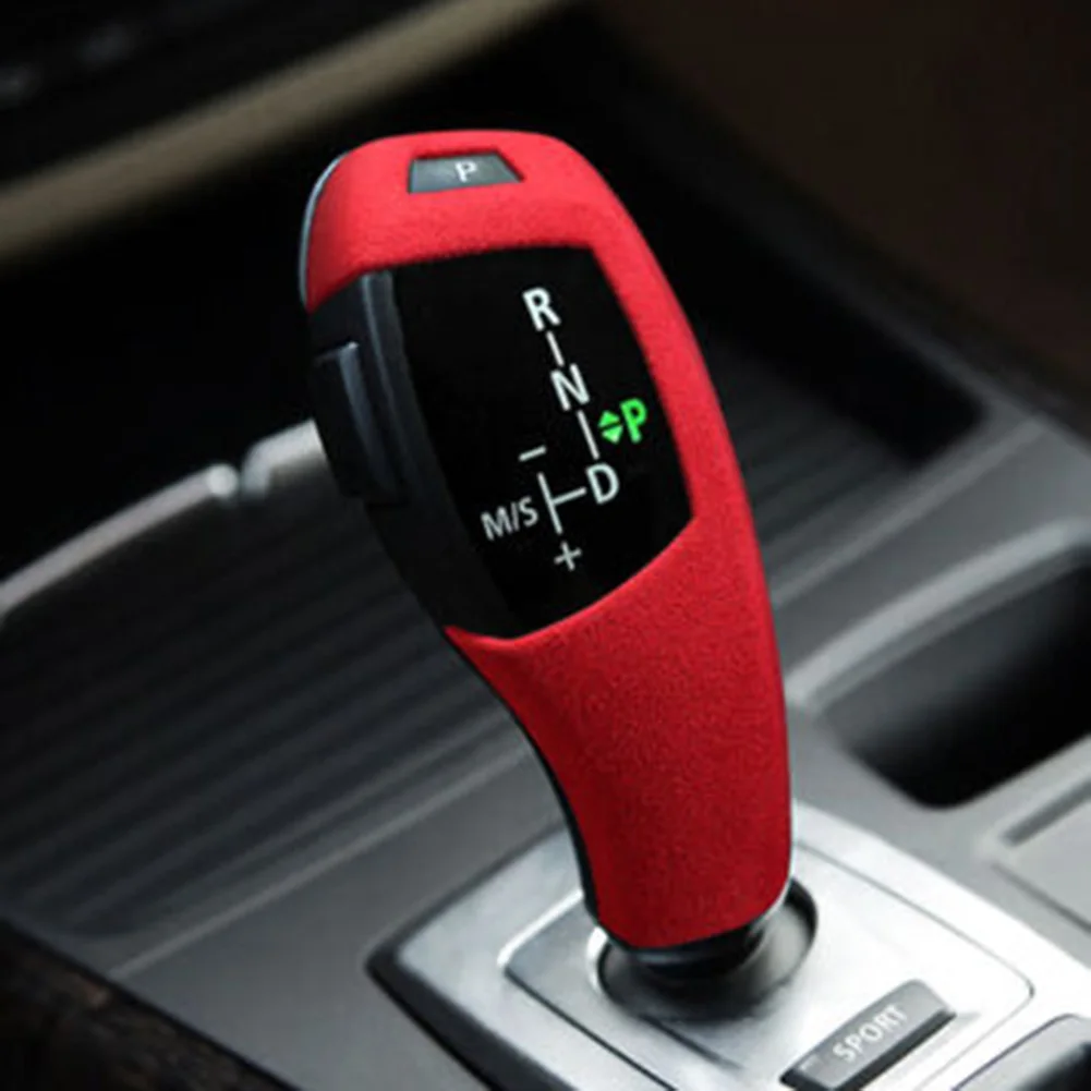 Автомобильный замшевый чехол для рычага переключения передач BMW 5 Series X5 X6 E60 E70 E71