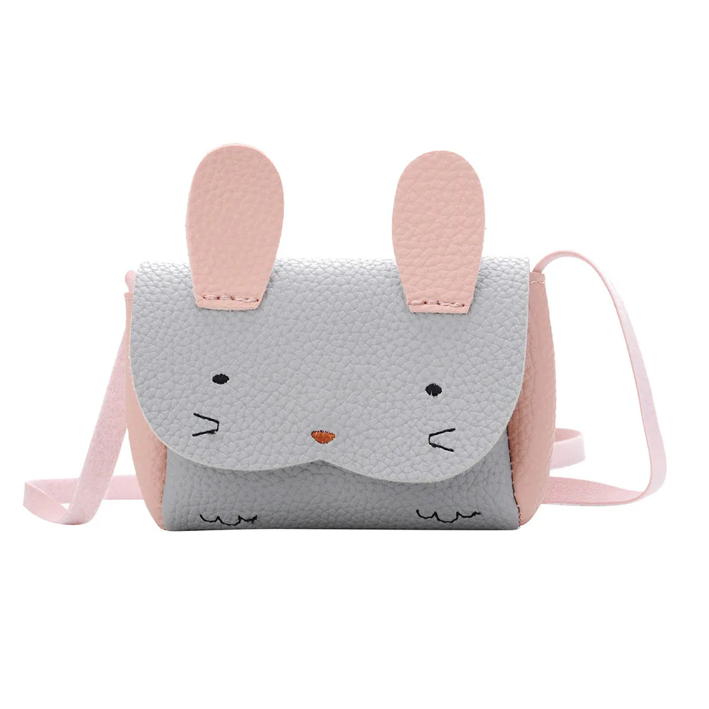 Новая маленькая сумка через плечо с кроликом для девочек, детская маленькая сумка с милым Кроликом, кошелек, сумка кавайная сумка для монет, Bolso Mujer