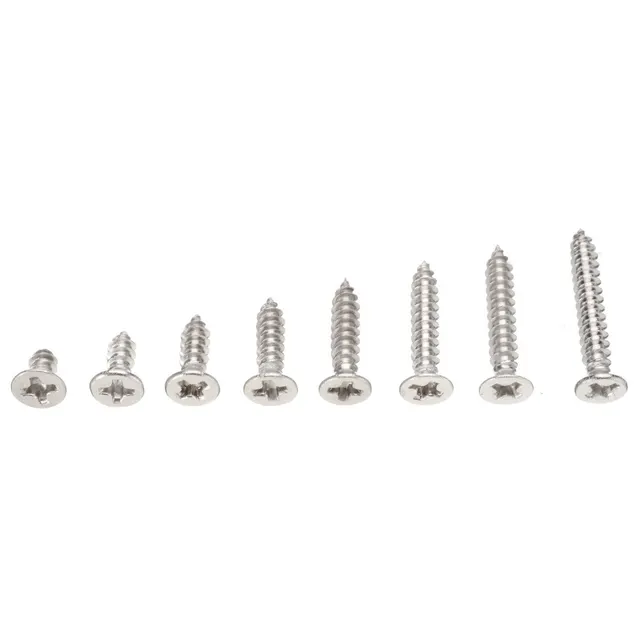200Pcs U Nut Clips and Screw Assortment Kit Spring Clamp Clip Nuts  Stainless Steel Phillips Self Tapping Motorcycle Screws Set - AliExpress