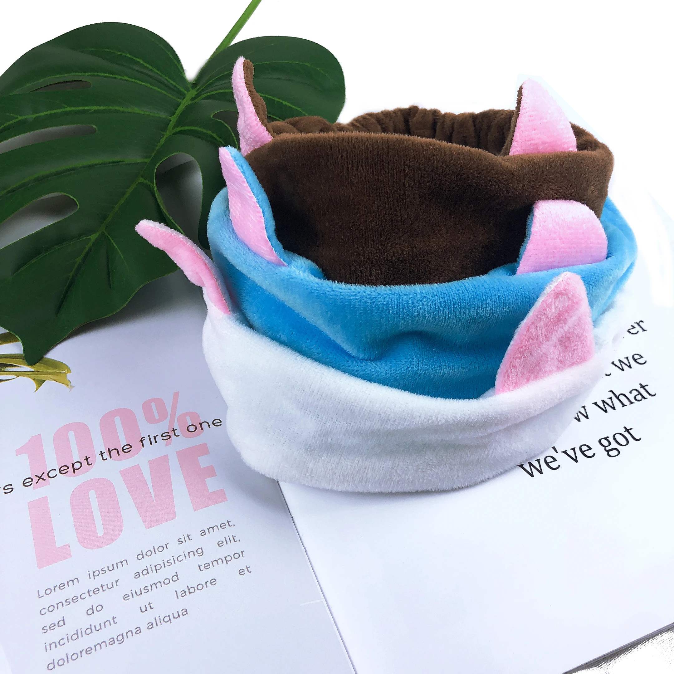 

2019 New Cute Fashion Women Girls Cartoon Cat Ears Party Makeup Party Hairband Accessories Face Wash Headdress
