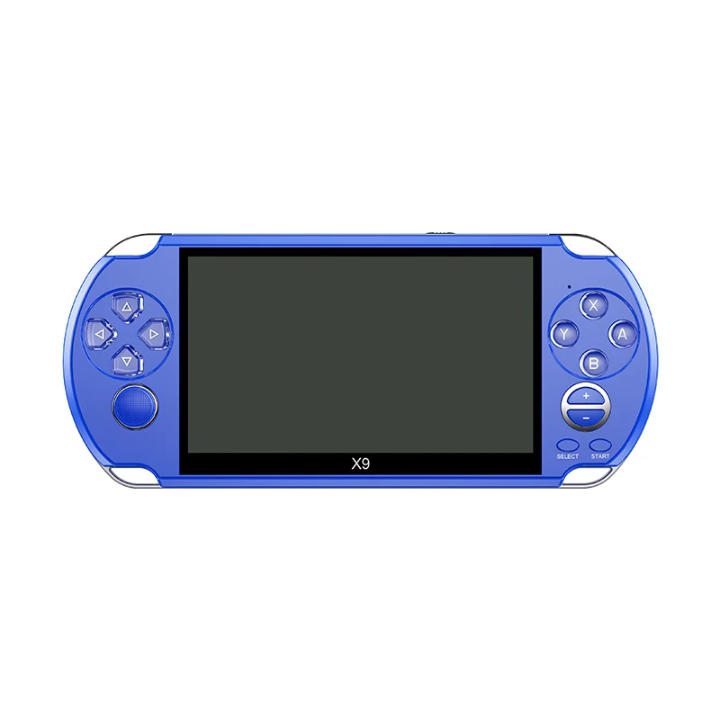 blue Данные лягушка 5,0 дюймов видео игровая консоль 8 Гб памяти ручной Ретро игровой плеер Поддержка ТВ выход с MP3 камерой для NES/GBAGame - Цвет: blue