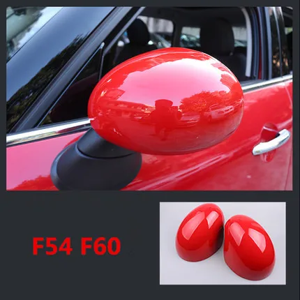 Одна пара зеркал заднего вида, декоративная раковина, чехол для Mini Cooper JCW F54 F60, аксессуары для стайлинга автомобилей, зеркальная крышка