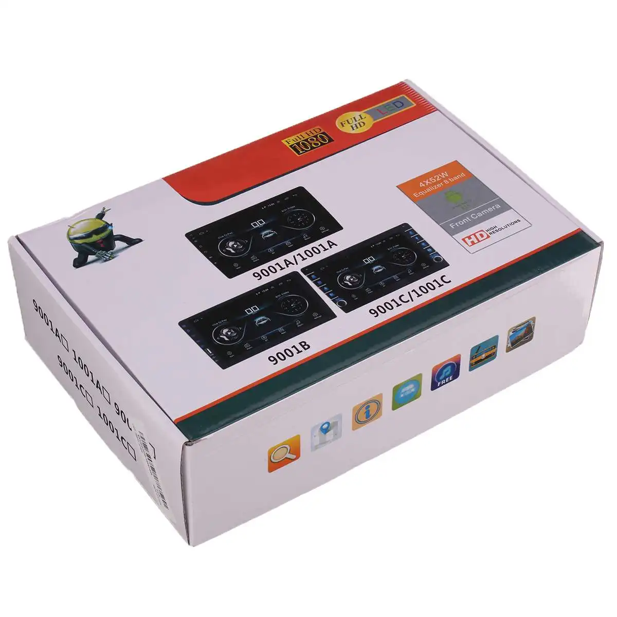 " дюймовый HD 1080P Android8.1 16 ГБ Автомобильный gps навигатор SatNav bluetooth AV-IN wifi FM MP3/mp4 плееры передатчик Комплект бесплатные карты