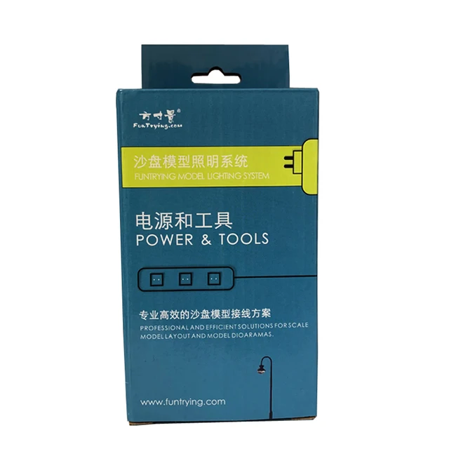 3V/12V AC/DC Adapter Power Supply with 6 ports output 3V/12V DC Railway Layout/Railroad Layout/Train Sand Table Layout Diorama 6