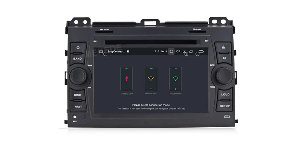Cheap MEKEDE Android9.0 4G RAM 64G ROM RDS Car Multimedia player for toyot prado 120 2003-2009 Car GPS navigator radio wifi Casstee 12