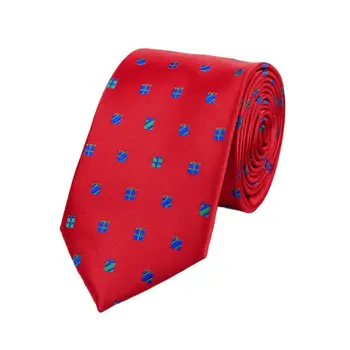 

2020 New Men Christmas Neckties Novelty Colorful Xmas Tree Santa Claus Printed Holiday