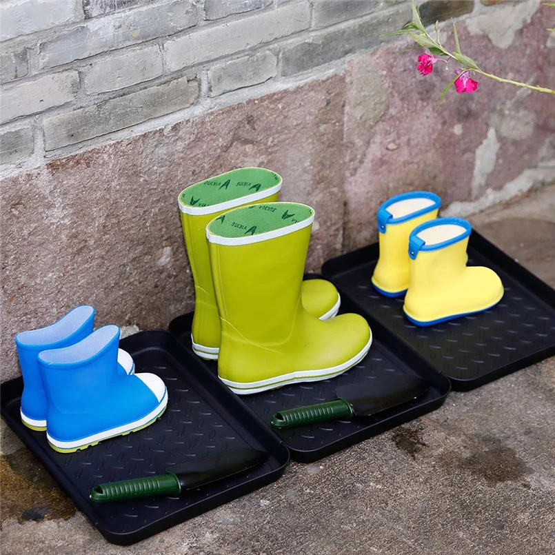 3pcs multi-tool tray garden outdoor boot pad tray protection floor mat and tray shoe plate mud boot plate 35X27.5X3cm 30O23 (2)