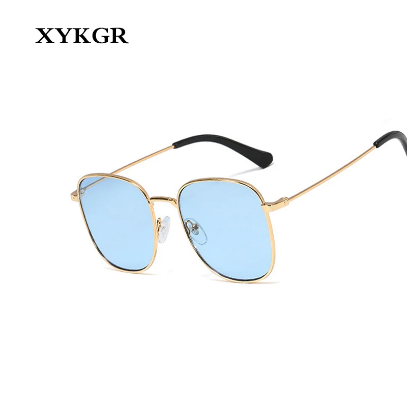 XYKGR новая коробка женские солнцезащитные очки женские модные морские линзы прогулочные Солнцезащитные очки Мужские брендовые дизайнерские очки с градиентными линзами UV400