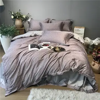 

Chic Asian style Vintage Duvet Cover Set Egyptian Cotton Ultra Soft Bed sheet Comforter cover Queen King size 4Pcs Bedding sets