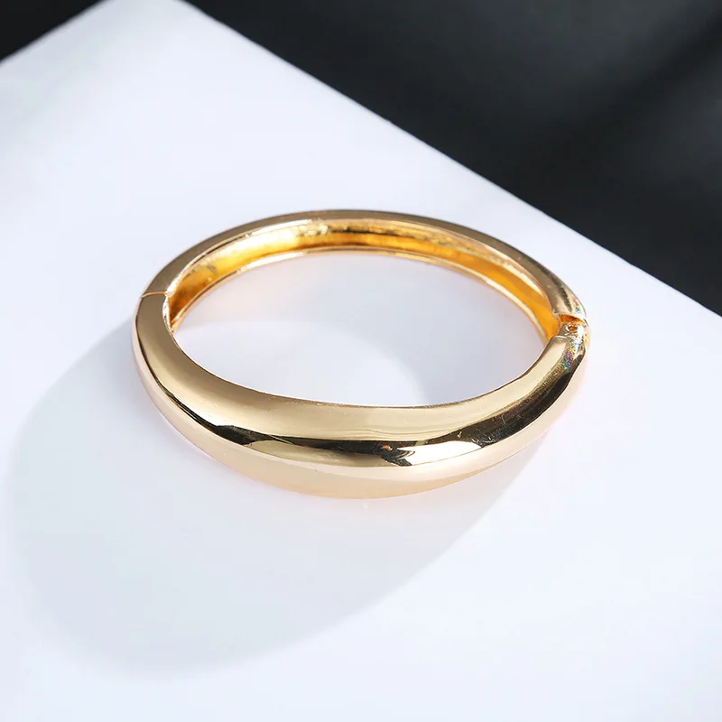 Minimalism Wide Line Alloy Bangles& Bangles Trendy Charm Bracelets Jewelry For Women Love Wedding Gifts bangle bracelet
