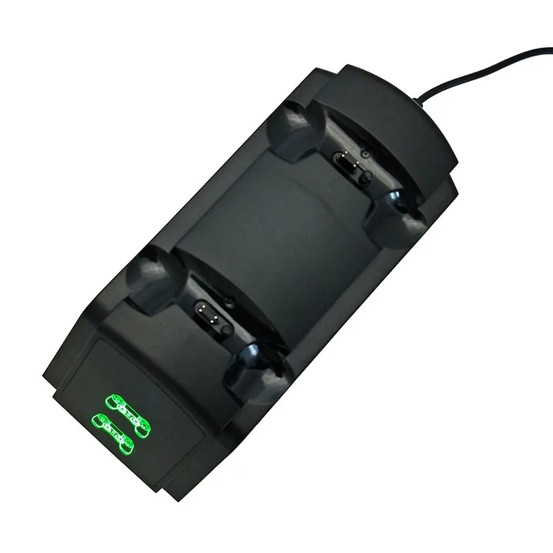 Для PS4 контроллер зарядное устройство usb зарядная док-станция со светодиодный светильник для sony Playstation 4/PS4/Pro/тонкий беспроводной контроллер