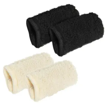 

Wheelchair Armrest Cover Fleece A Pair Of Seat Armrest Pad Memory Foam Anti-slip Wheelchair Armrest Cover For Office Home