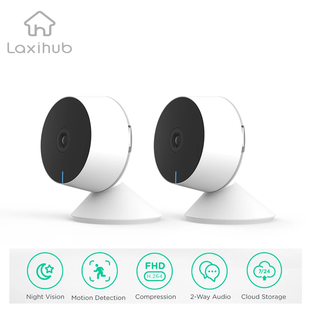 1080P Wi Fi Камера миникамера видеонаблюдения 2 шт. IP Cam Камеры Скрытого Беспроводной с
