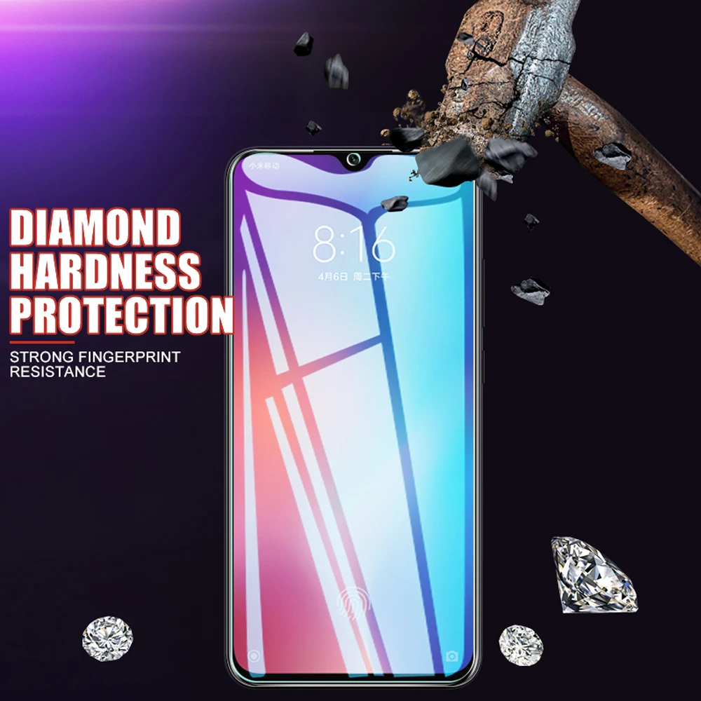 2Pcs for xiaomi mi A3 lite phone screen protector for xiaomi mi A2 lite tempered glass smartphone on the glass protective film