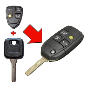 

Car Remote Key Shell Case Modified key 2 3 4 Buttons For Volvo XC70 XC90 V40 V50 V70 V90 C30 C70 S40 S60 S70 S80