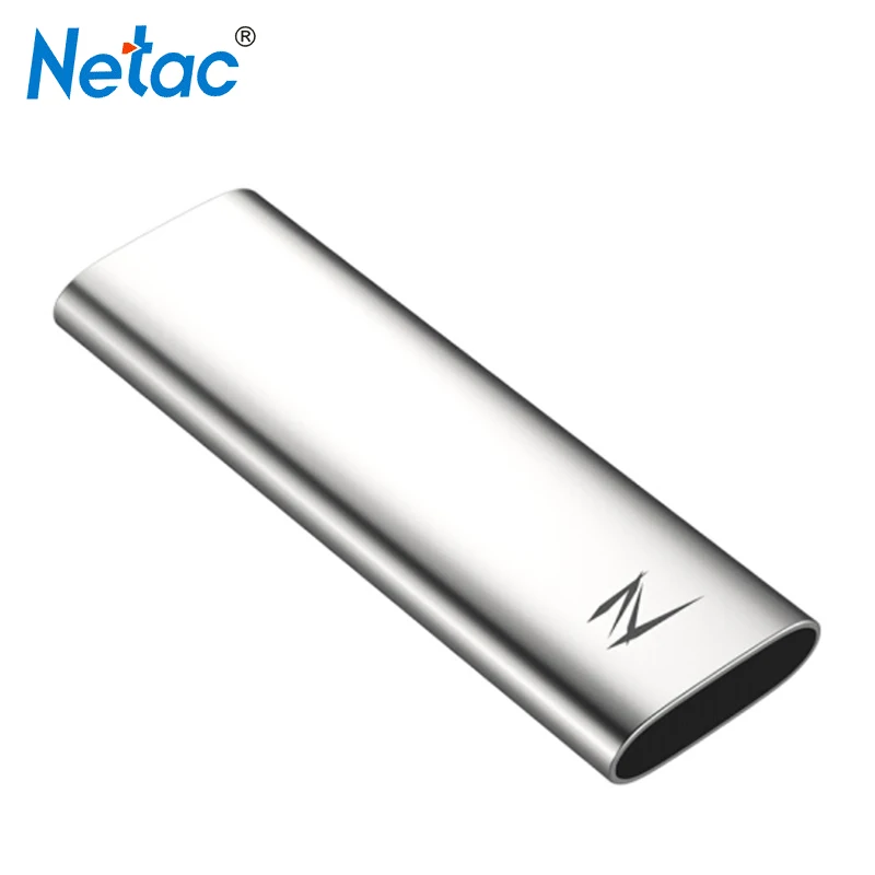 Netac SSD USB 3,1 Z тонкий 128GB внешний твердотельный накопитель type-C портативный HDD для настольного ноутбука