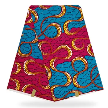 

veritable wax cotton guaranteed real wax high quality 100% cotton cotton 6yards african ankara sewing fabric