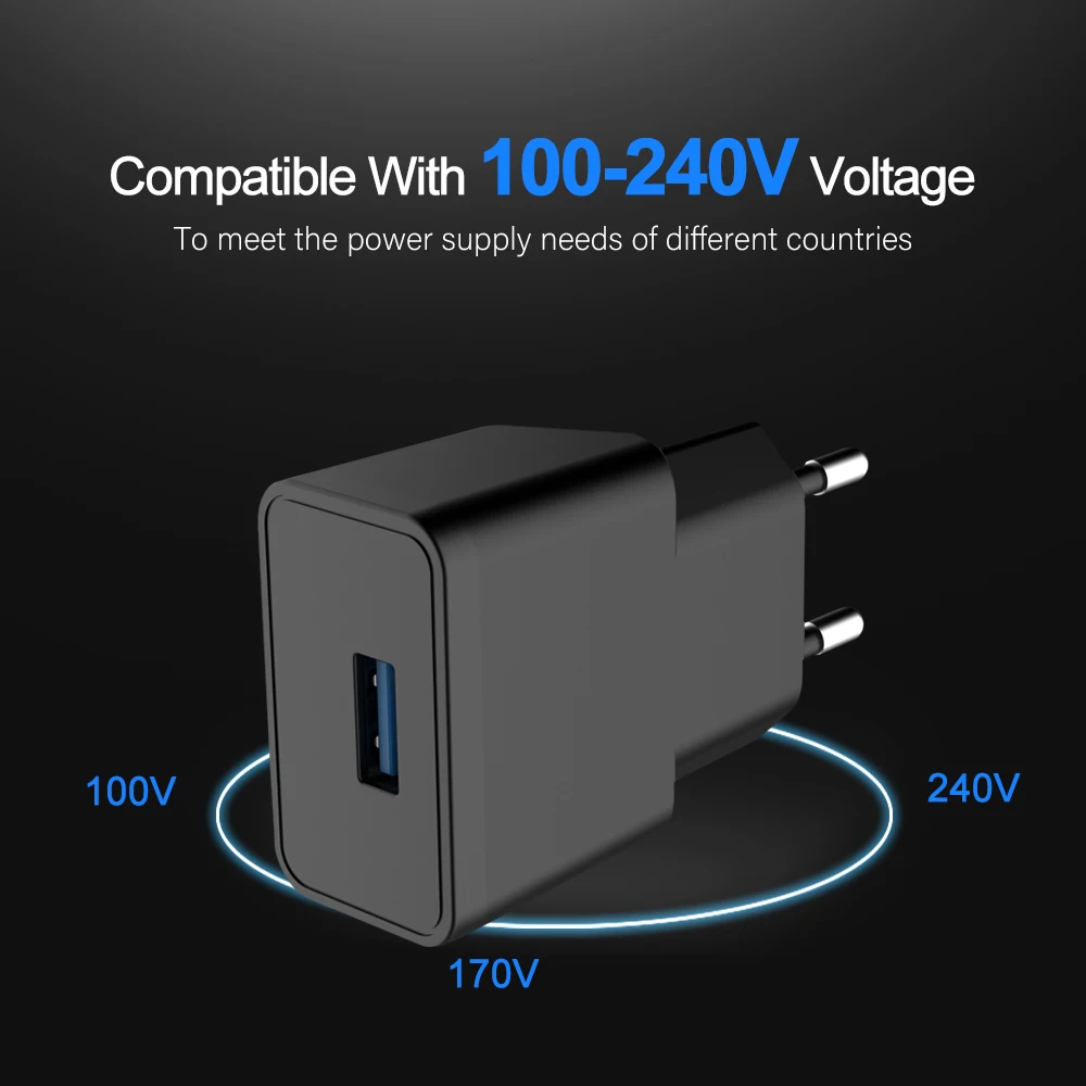 PHOMAX USB зарядное устройство 2.1A Универсальное портативное дорожное настенное для