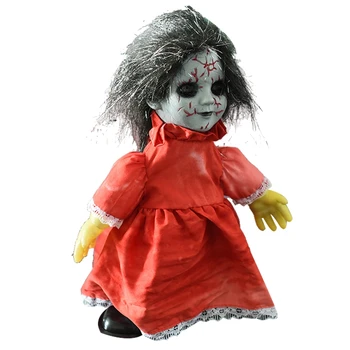 

Freaky Doll Halloween Scary Ghost Festival Toys Plush Toys Electric Walking Dead Ghosts Halloween Explosions Horrible Ghost Doll