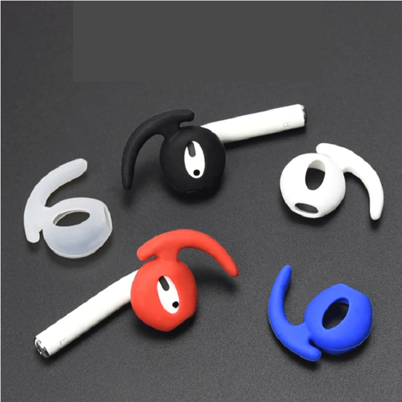 1 пара силиконовых наушников для Apple гарнитура airpods аксессуар силиконовый чехол