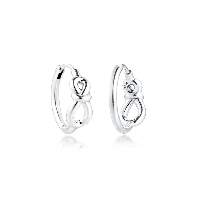 

2020 Infinity Knot Hoop Earrings Jewelry for Woman new Summer sale Earrings 2020 Sterling Silver