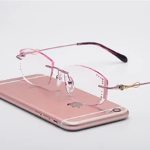 Без винтового крепления обеспечивают восьми-рамка без оправы, со стразами с оторочкой из Корейская версия очки