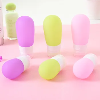 

1pc Silicone Refillable Bottle Portable Mini Traveler Packing Press Bottle for Lotion Shampoo Bath Shower Gel Refillable Bottle
