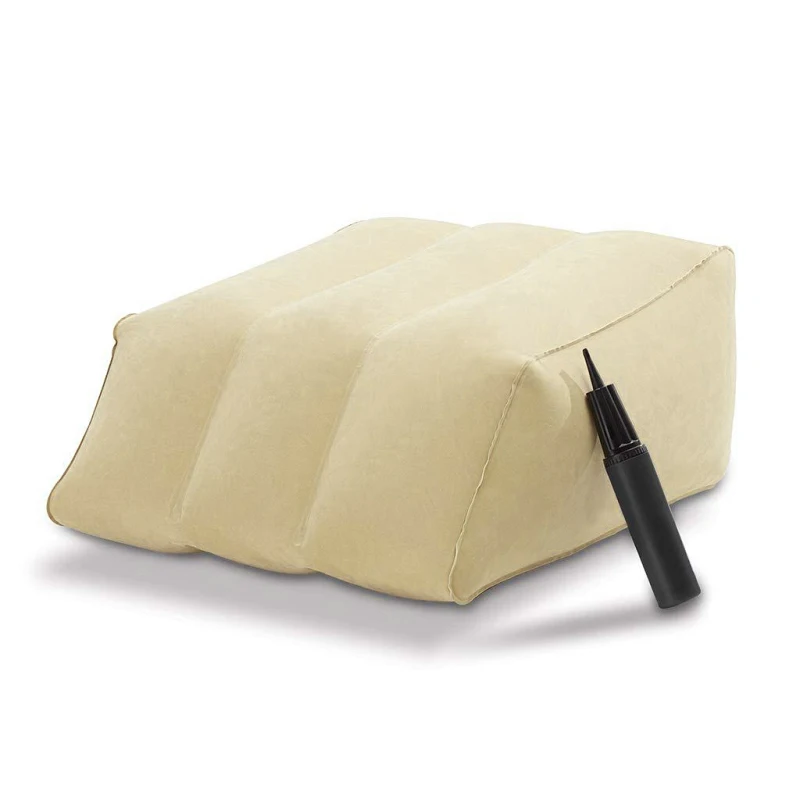 

Inflatable Travel Foot Rest Pillow Kids Car Airplane Sleeping Bed Leg Support Office Neck Desk Pillows For Sleep On Long Flights