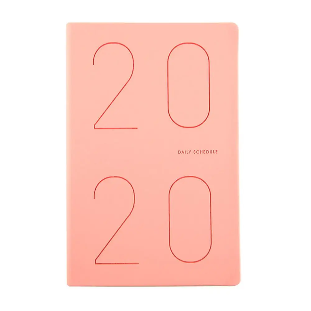 

Faux Leather 2020 Agenda Diary Planner Notebook Schedule Business Manual Notepad