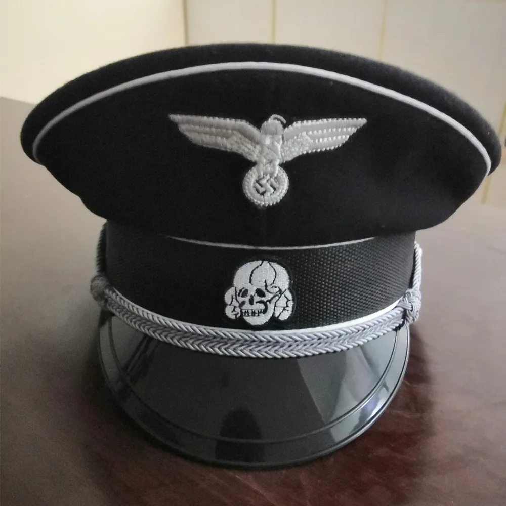 Hellboy cosplay Karl Ruprecht Kroenen Officer шерстяная шляпа военный Козырек Кепка