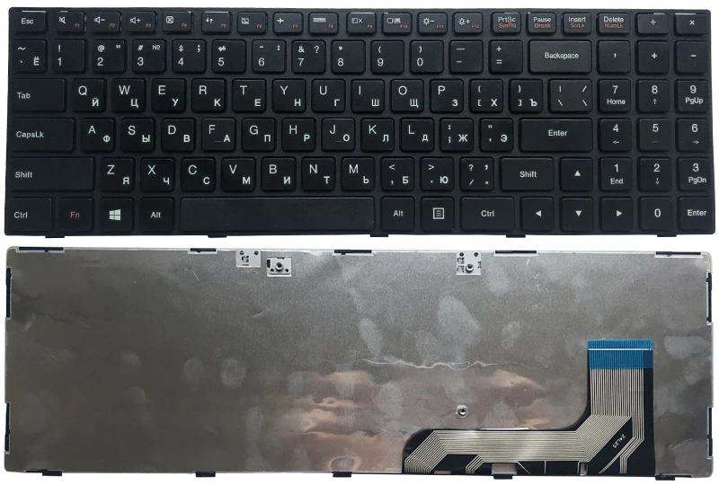 Новая русская клавиатура для lenovo 100-15 100-15IBY B50-10 Black RU