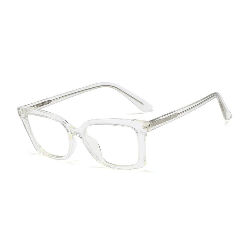 Iboode TR90, квадратные очки, оправа для женщин и мужчин, прозрачные линзы, оптические Sepectacles, простые зеркальные, весенние ноги, очки, женские очки, Новинка - Цвет оправы: C1