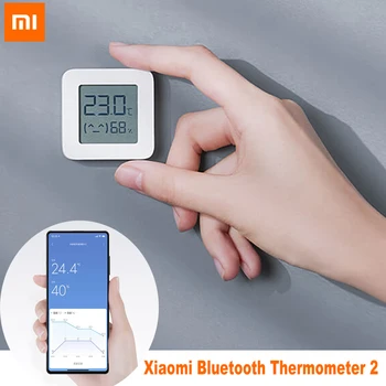 

2020 XIAOMI Mijia Bluetooth Thermometer 2 Wireless Smart Electric Digital Hygrometer Thermometer Work with Mijia APP