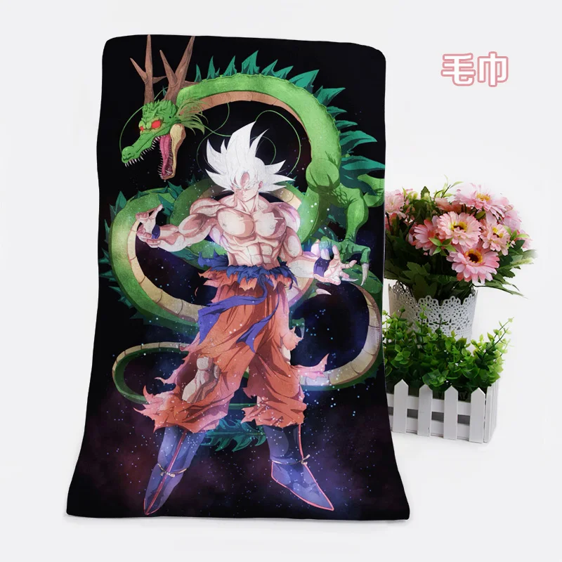 see chart 1 шт. Dragon Ball Модные индивидуальные аниме банное полотенце s платок мягкое полотенце для лица мультфильм мочалка унисекс Новинка - Цвет: see chart