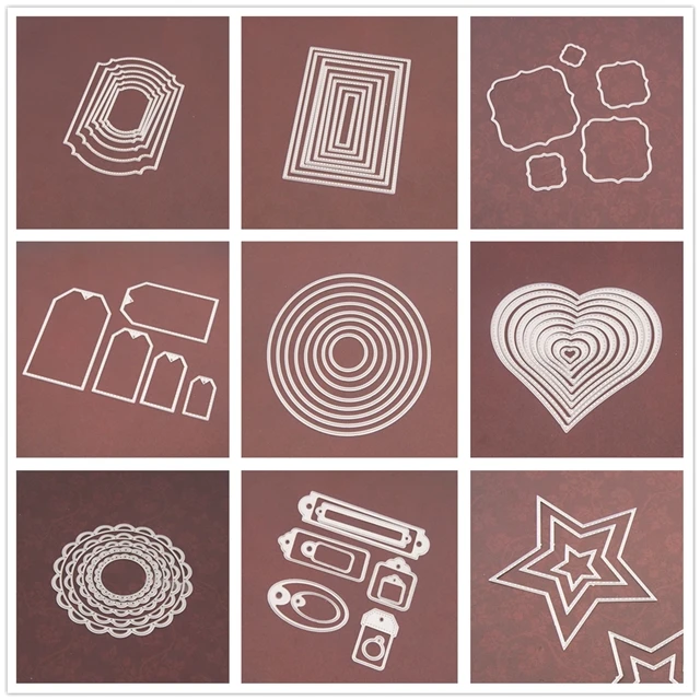 Multi Frames Metal Cutting Dies New 2021 Scrapbooking Arrivals Christmas Craft Cut Stencil DIY Embossing Alinacrafts | Дом и сад
