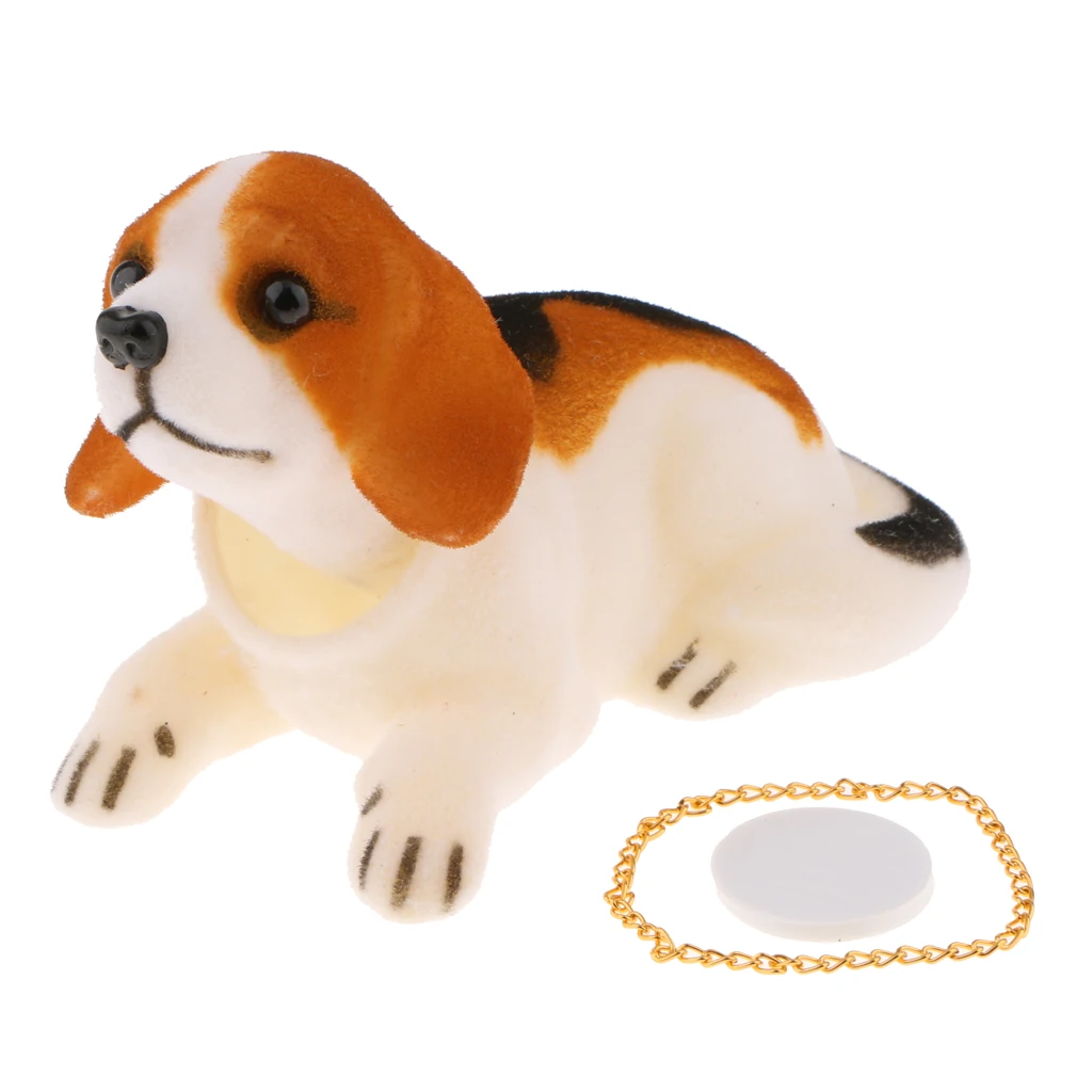 Bobbing Head Beagle Dog Авто приборная панель декоры игрушка фигурка, 6,3x3,2x3,9 дюймов