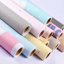 Толстая 3D настенная бумага самоклеющаяся спальня теплая водонепроницаемая ПВХ украшения Настенная бумага для общежития настенные простые цветные клейкие бумаги
