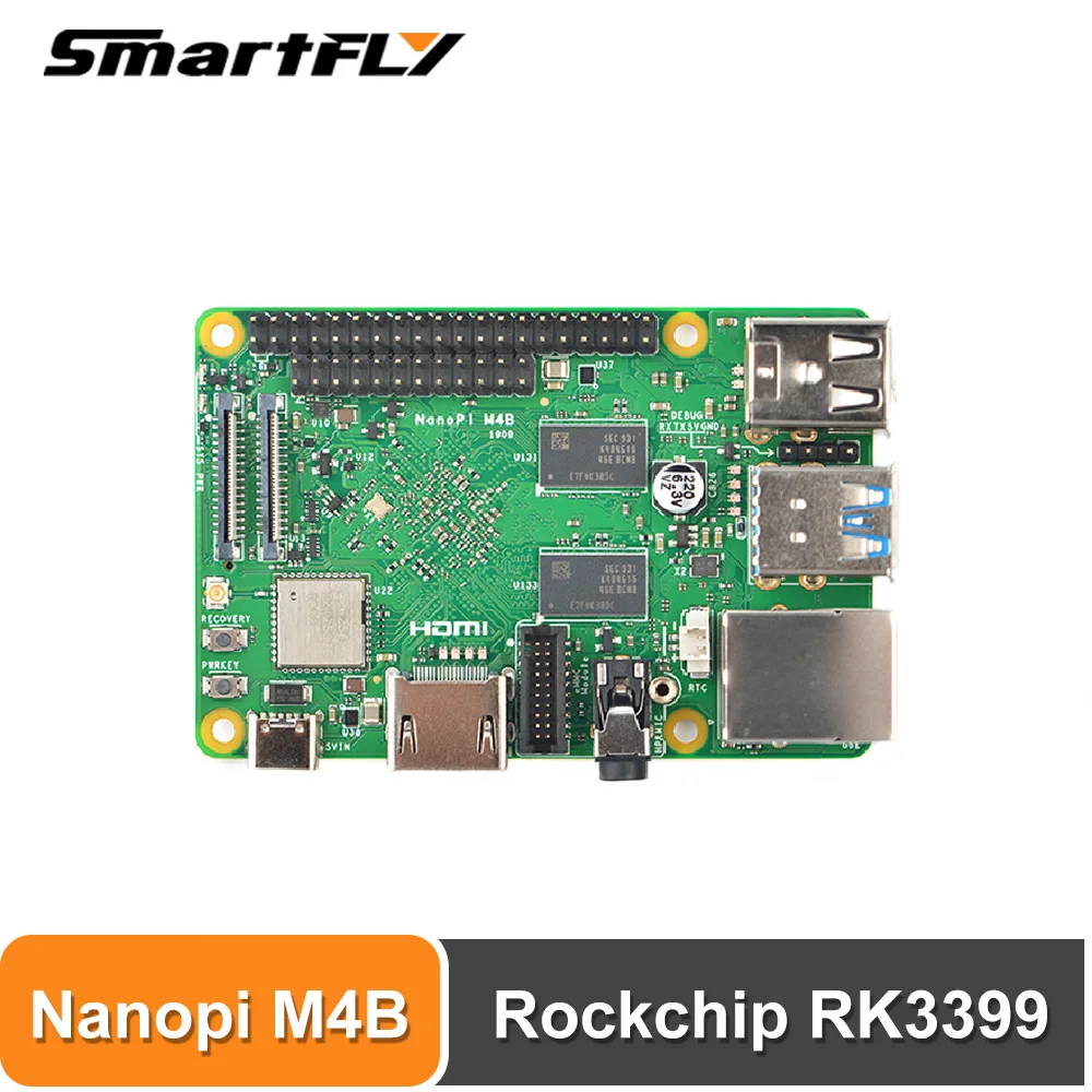 NanoPi M4B 2 ГБ DDR3 Rockchip RK3399 двухканальная зеркальная Двойная камера поддержка Android 8 1