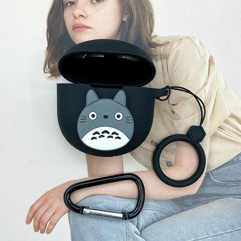 Cartoon Wireless Bluetooth Earphone Silicone Case for ViVO TWS Neo Full Cover Shell with Hook | Электроника