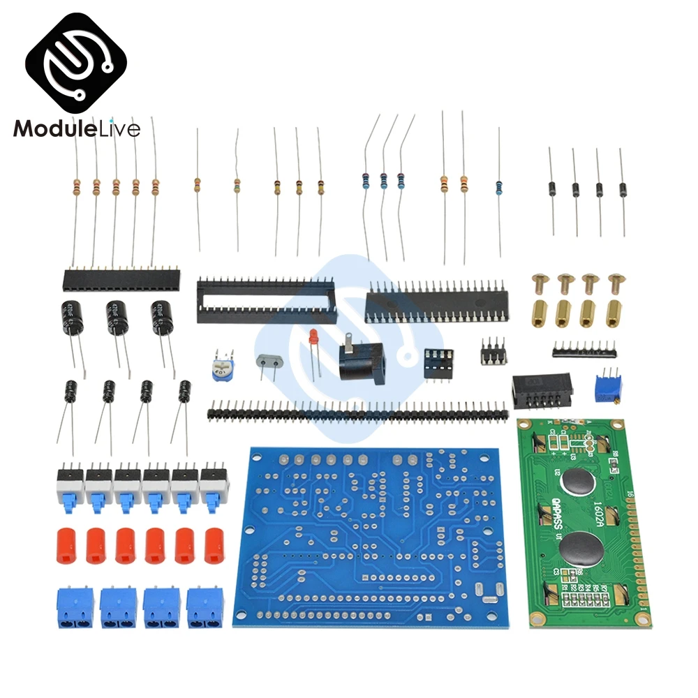 Цифровой secommmeter емкость индуктивности метр частотомер DIY Kit CF