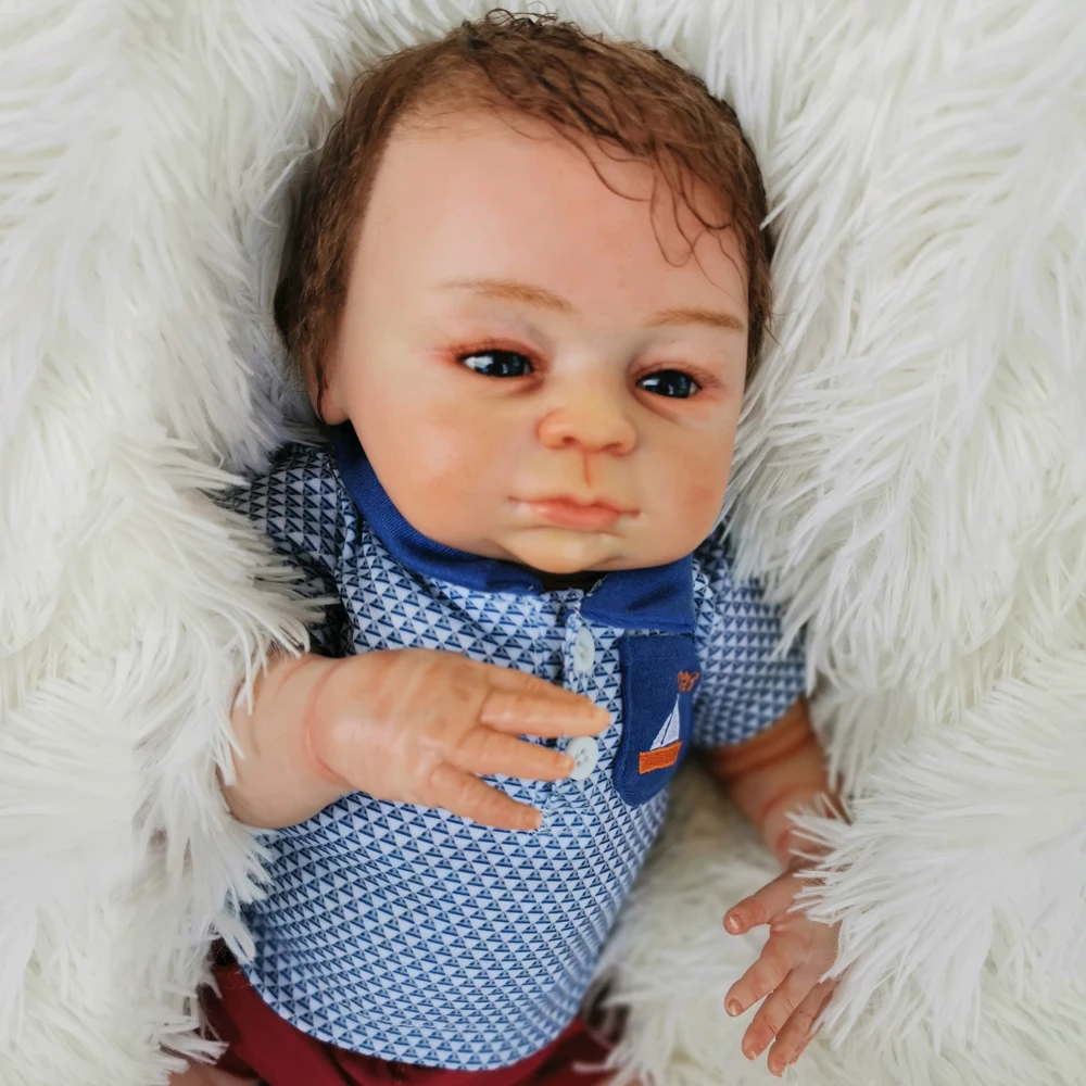 Высокое качество силикона reborn baby doll 1" набивное тело мягкий bebe reborn новорожденный живой ребенок Куклы Игрушки playmate bonecas