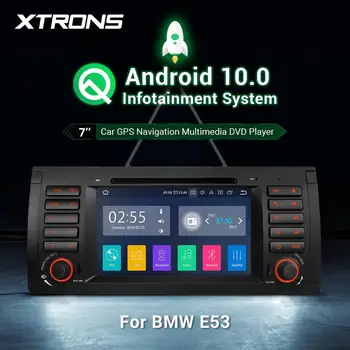 

7" Android 10.0 Car DVD Player for BMW X5 E53 1999 2000 2001 2002 2003 2004 2005 2006 Radio TPMS CANbus OBD WIFI GPS Stereo